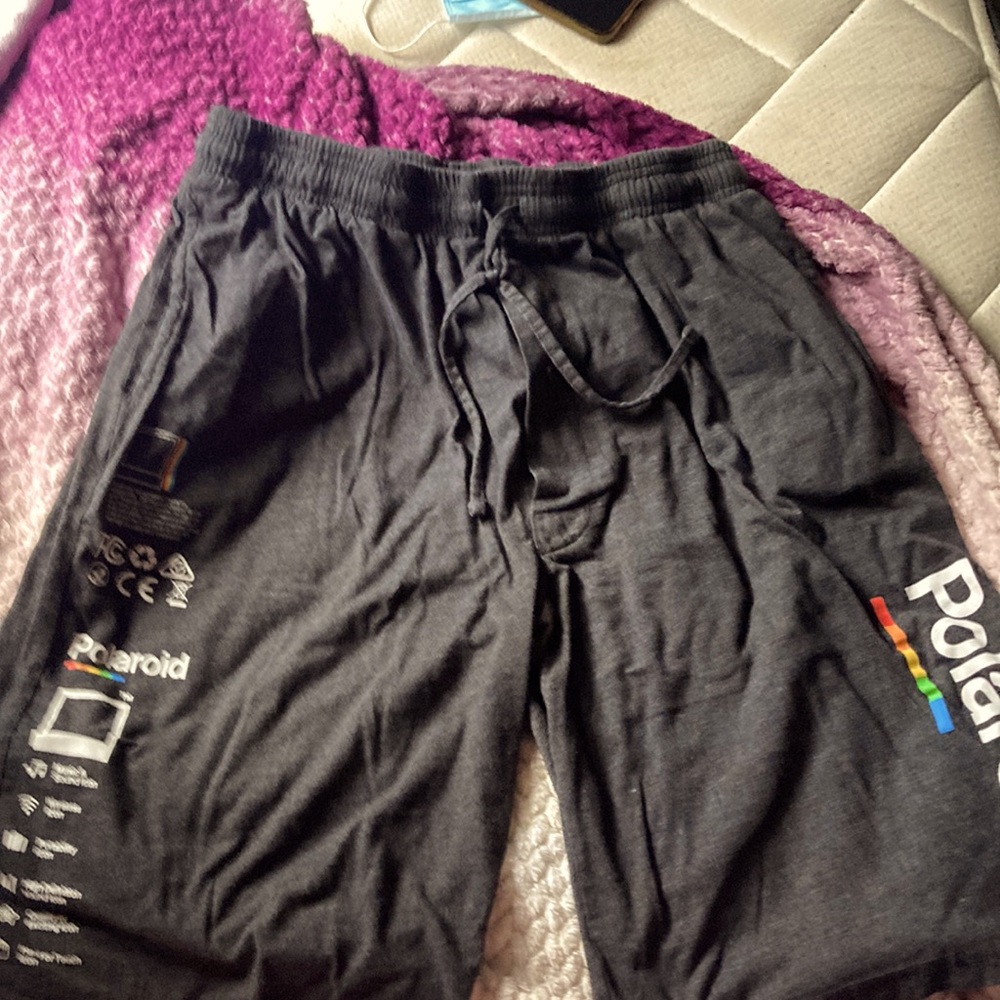 Grey Polaroid shorts